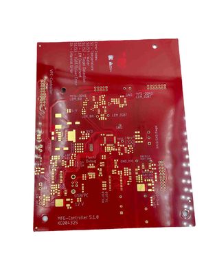 Custom Multilayer FR4 High Frequency Pcb With OSP And Black Screen Printed Test Fixture