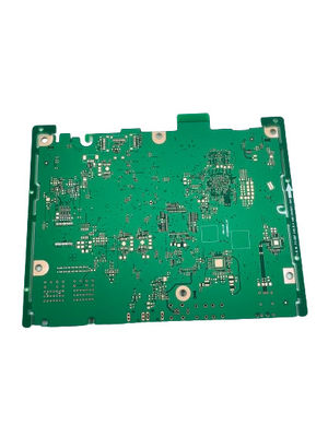 FR4 high frequency PCB, silk screen color is green, minimum trace width/spacing is 3/3mil