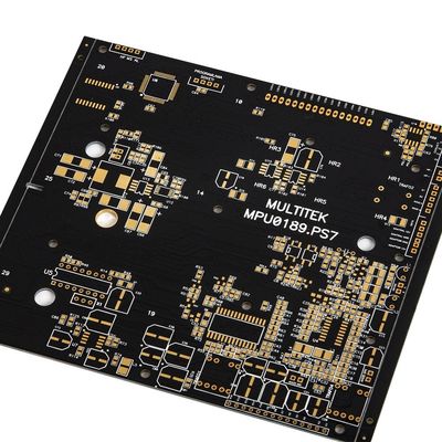 White Silkscreen Hybrid Circuit Board 0.1mm Minimum Line Spacing for Laser Machine
