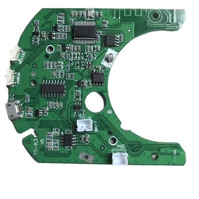 0.1mm Min Line 1.6mm FR4 Electronic Circuit Board with White Silkscreen and Green Solder Mask One-stop service