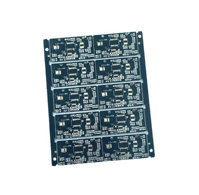 High Frequency Signal Board Blind Hole For Antenna Base Station Assembly Black Solder Mask
