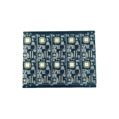 High Frequency Signal Board Blind Hole For Antenna Base Station Assembly Black Solder Mask